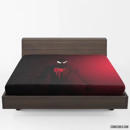 Spider-Man Minimalist Marvel Icon Comic Fitted Sheet