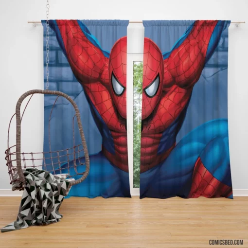 Spider-Man NYC Friendly Wall-Crawler Comic Curtain