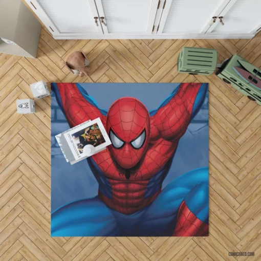 Spider-Man NYC Friendly Wall-Crawler Comic Rug