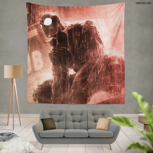 Spider-Man Noir Marvel Shadowed Hero Comic Wall Tapestry