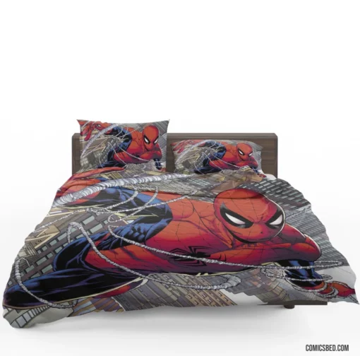 Spider-Man Peter Parker Marvel Web-Slinger Comic Bedding Set
