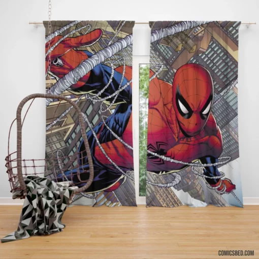 Spider-Man Peter Parker Marvel Web-Slinger Comic Curtain