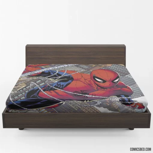 Spider-Man Peter Parker Marvel Web-Slinger Comic Fitted Sheet
