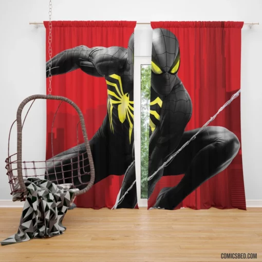 Spider-Man Peter Parker Marvel Webbed Prodigy Comic Curtain