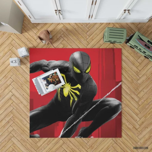 Spider-Man Peter Parker Marvel Webbed Prodigy Comic Rug