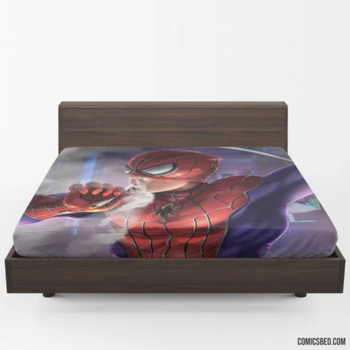 Spider-Man Smoking Marvel Icon Comic Fitted Sheet