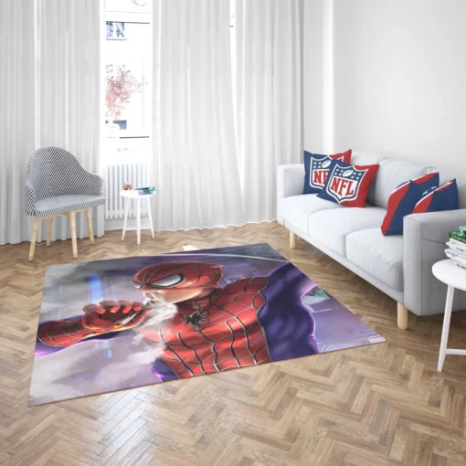 Spider-Man Smoking Marvel Icon Comic Rug 2