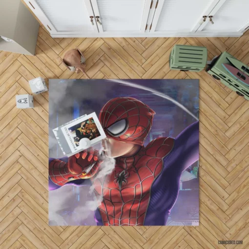 Spider-Man Smoking Marvel Icon Comic Rug