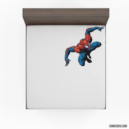 Spider-Man Spectacular Adventures Await Comic Fitted Sheet 1