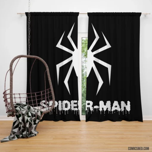 Spider-Man Symbol Iconic Emblem Comic Curtain