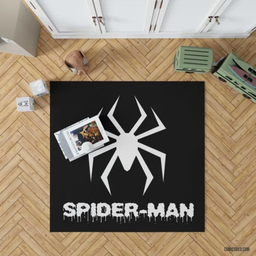 Spider-Man Symbol Iconic Emblem Comic Rug