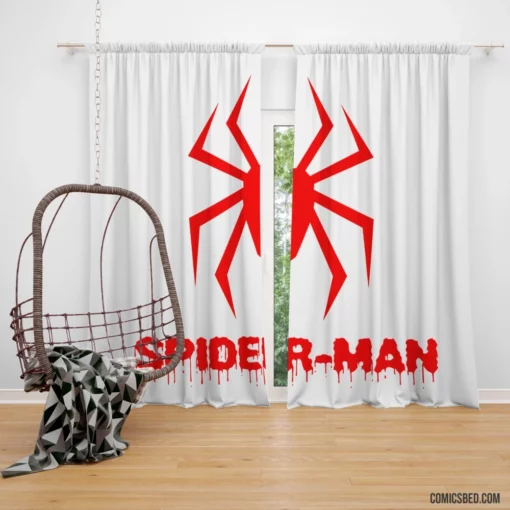 Spider-Man Symbol Iconic Symbol Comic Curtain