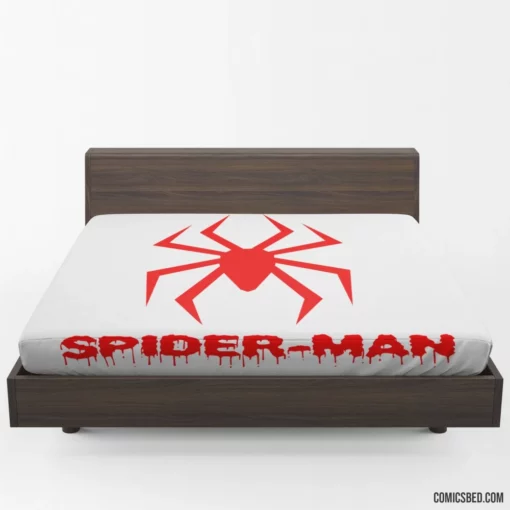 Spider-Man Symbol Iconic Symbol Comic Fitted Sheet