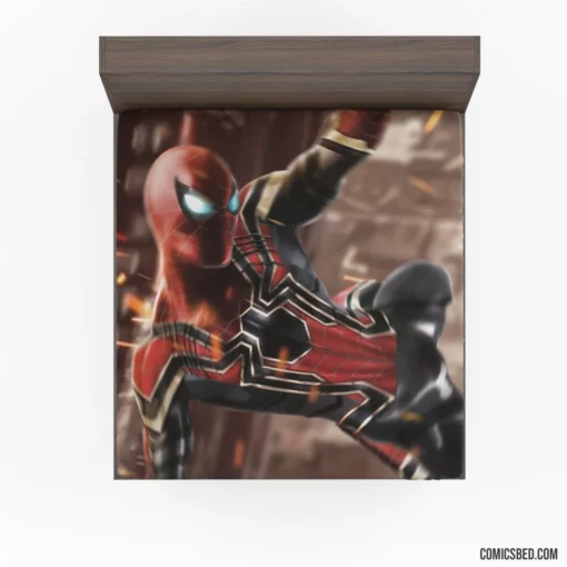 Spider-Man Tech Showdown Comic Fitted Sheet 1