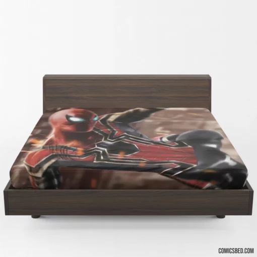 Spider-Man Tech Showdown Comic Fitted Sheet