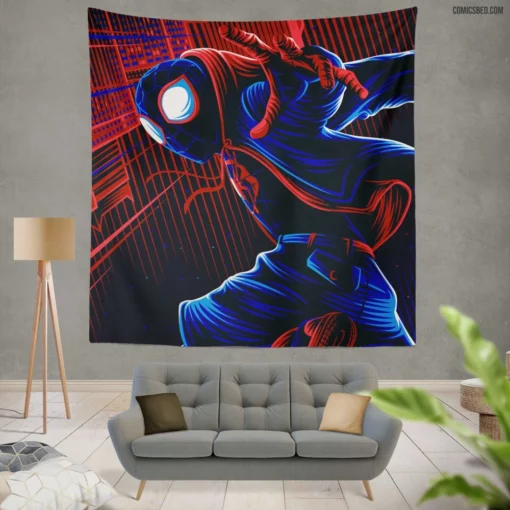 Spider-Man The Venom Menace Comic Wall Tapestry