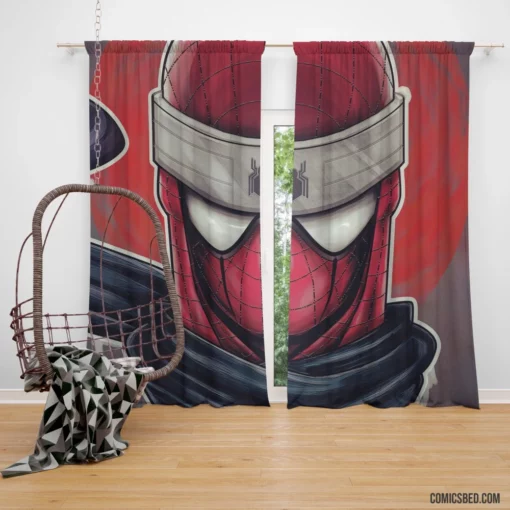 Spider-Man Unleashed Arachnid Adventures Comic Curtain