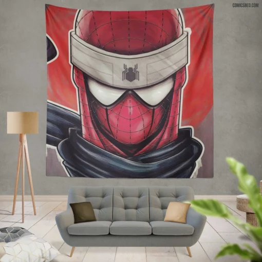 Spider-Man Unleashed Arachnid Adventures Comic Wall Tapestry