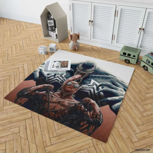 Spider-Man Venom Dual Symbiosis Comic Rug 1