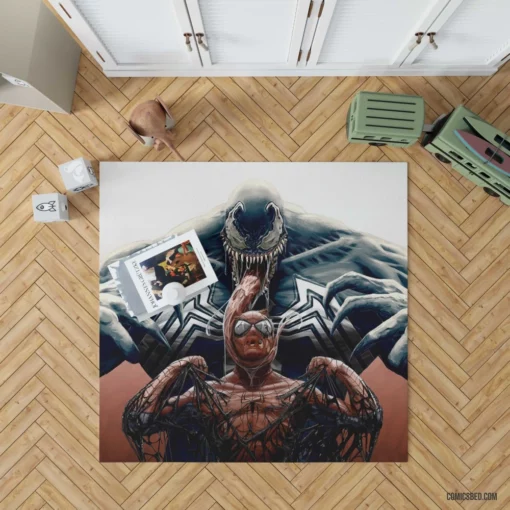 Spider-Man Venom Dual Symbiosis Comic Rug