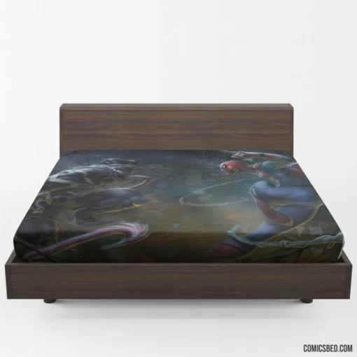 Spider-Man Venom Legendary Rivals Comic Fitted Sheet