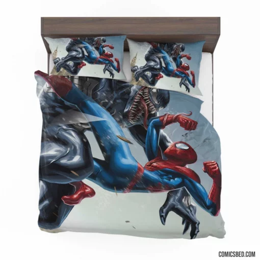 Spider-Man Venom Marvel Webbed Duo Comic Bedding Set 1