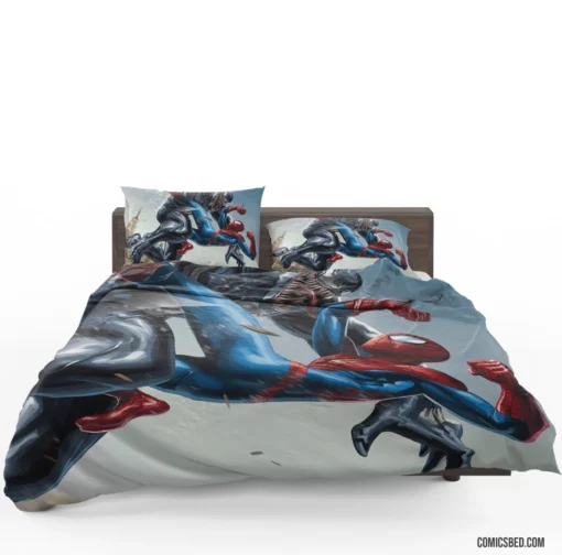 Spider-Man Venom Marvel Webbed Duo Comic Bedding Set