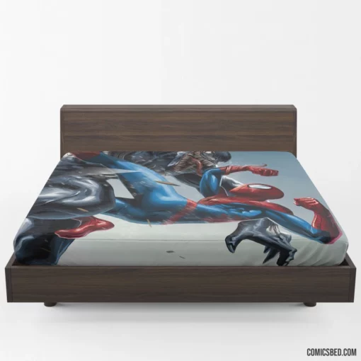 Spider-Man Venom Marvel Webbed Duo Comic Fitted Sheet