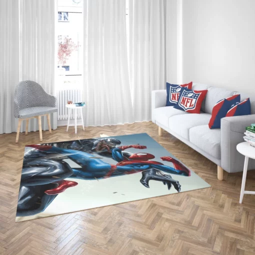 Spider-Man Venom Marvel Webbed Duo Comic Rug 2