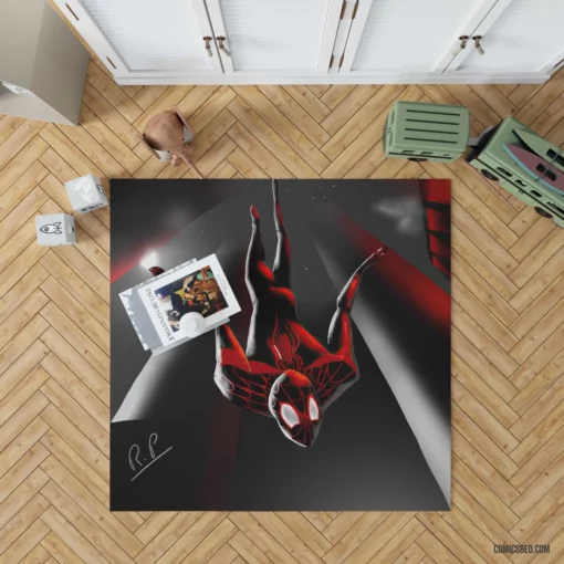 Spider-Man Venom Marvelous Confrontation Comic Rug