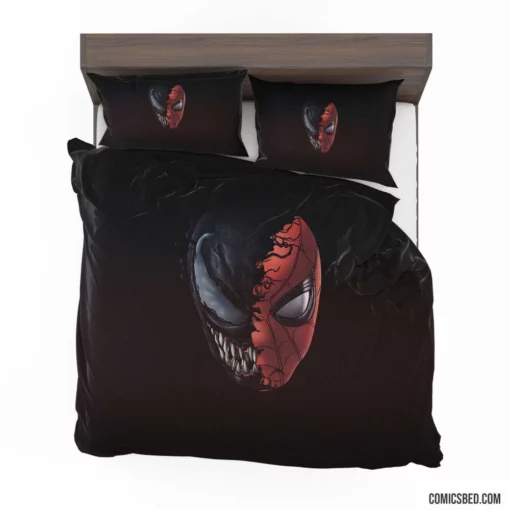 Spider-Man Venom Minimalist Marvel Duo Comic Bedding Set 1