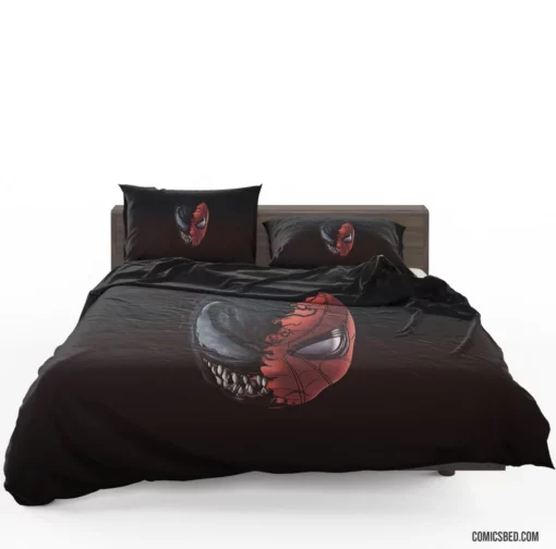 Spider-Man Venom Minimalist Marvel Duo Comic Bedding Set