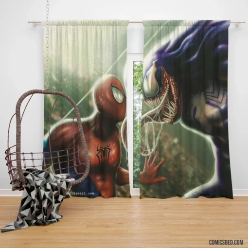 Spider-Man Venom Sinister Duo Comic Curtain