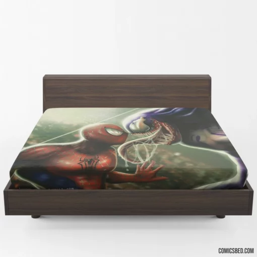 Spider-Man Venom Sinister Duo Comic Fitted Sheet