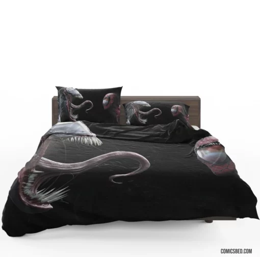 Spider-Man Venom Symbiotic Encounter Comic Bedding Set