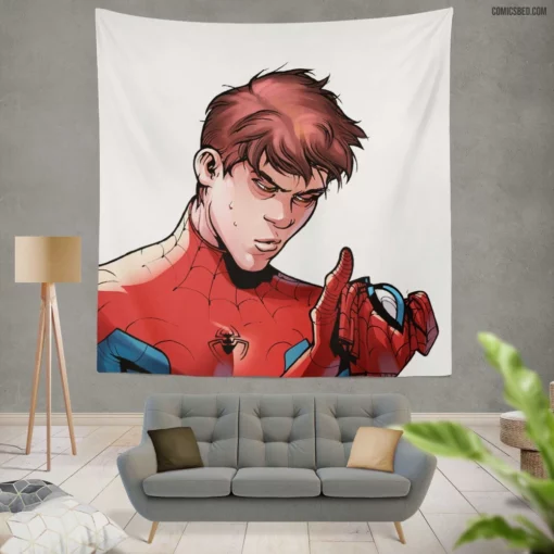 Spider-Man Wall-Crawler Adventures Comic Wall Tapestry