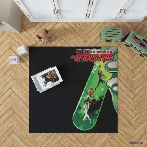 Spider-Man Web-Slinger Exploits Comic Rug