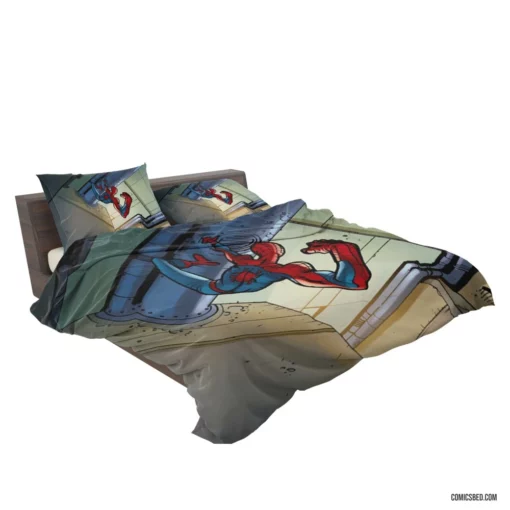 Spider-Man Web-Slinger Feats Comic Bedding Set 2