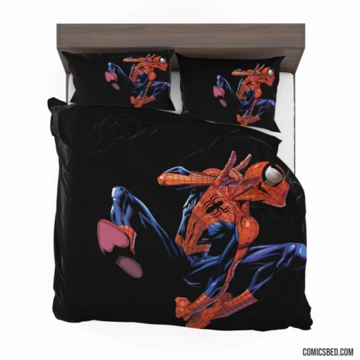 Spider-Man Web-Slinger Heroic Feats Comic Bedding Set 1