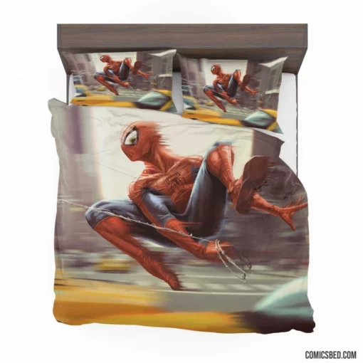 Spider-Man Web-Slinger of NYC Comic Bedding Set 1