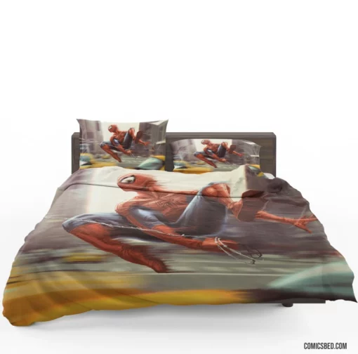 Spider-Man Web-Slinger of NYC Comic Bedding Set