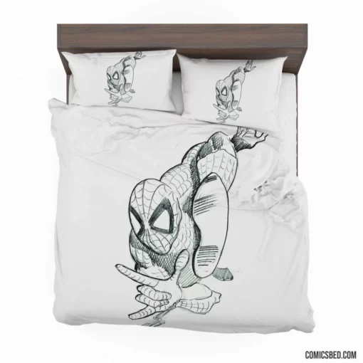 Spider-Man Web-Swinging Avenger Comic Bedding Set 1