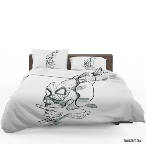 Spider-Man Web-Swinging Avenger Comic Bedding Set