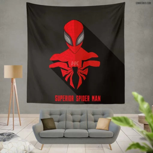 Spider-Man Web Warriors Assemble Comic Wall Tapestry