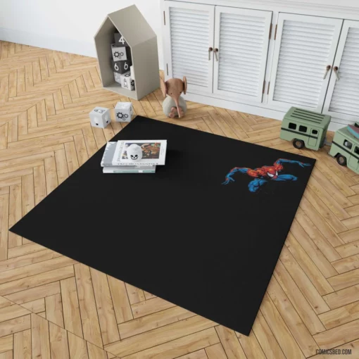 Spider-Man Webbed Hero Exploits Comic Rug 1