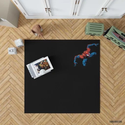 Spider-Man Webbed Hero Exploits Comic Rug