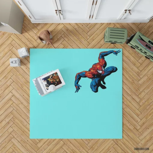 Spider-Man Webbed Vigilante Chronicles Comic Rug