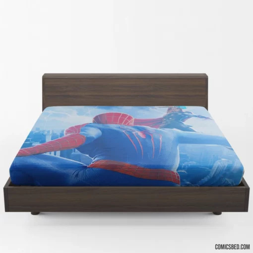 Spider-Man vs. Thor Epic Duel Comic Fitted Sheet