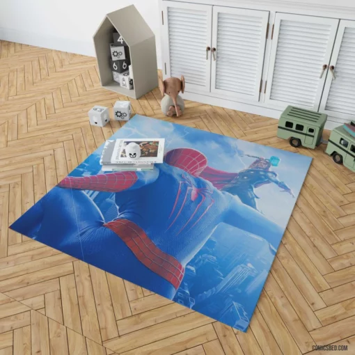 Spider-Man vs. Thor Epic Duel Comic Rug 1