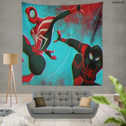 Spider-Man vs. Venom Marvel Clash Comic Wall Tapestry